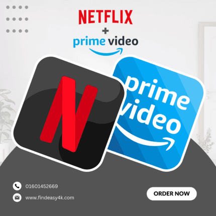 Netflix + prime video Subscription in Bangladesh